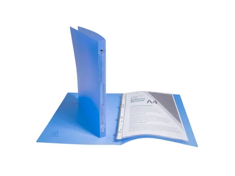 Ringmappe Chromaline 4R-15mm Blauw