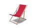 Strandstoel Relax Classic Rood