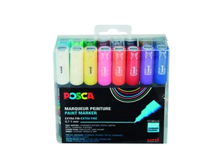 Verfstift Posca PC1MC Extra Fijne punt 0,7-1,0mm 16st assorti - 2