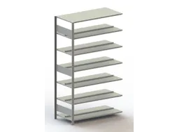 dossierstelling,aanbouwveld,HxBxD 2200x1256x636mm,vaklast 100kg