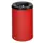 prullenmand zelfblussend 110 liter HxØ 750x465mm kop zwart rood