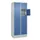 lockerkast,HxBxD 1950x800x500mm,2x5vakken,vak B 400mm,cil.-slot,sokkel