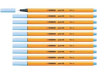 Fineliner STABILO point 88/11 fijn ijsblauw - 4