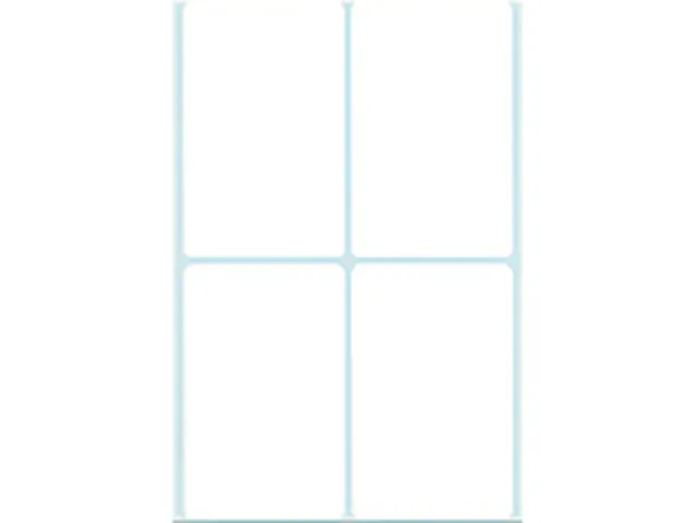 HERMA 2490 Universele etiketten 52x82mm Wit 128 stuks