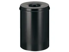 Vlamdovende papierbak 15 liter Zwart