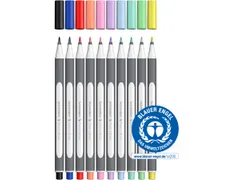 Brushpen Schneider Paint-It 070 8+2 ass. karton etui