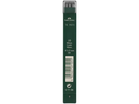 Potloodstiftjes Faber Castell Tk 9071 3.15mm 6b