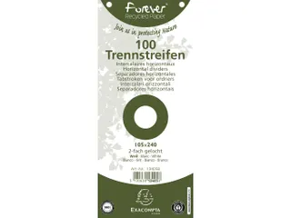 Tabstroken perfo FOR EVER 105X240mm wit - 5