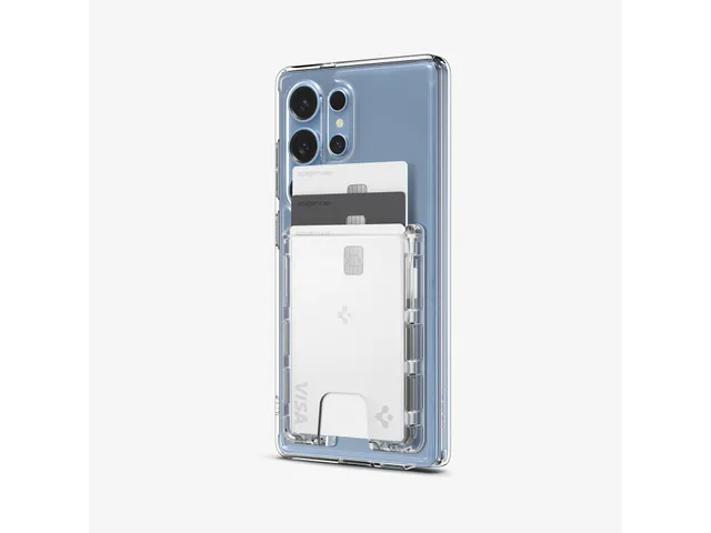 Spigen kaarthouder AFA09206 Galaxy S25 Ultra Hybrid Wallet MagFit Crys