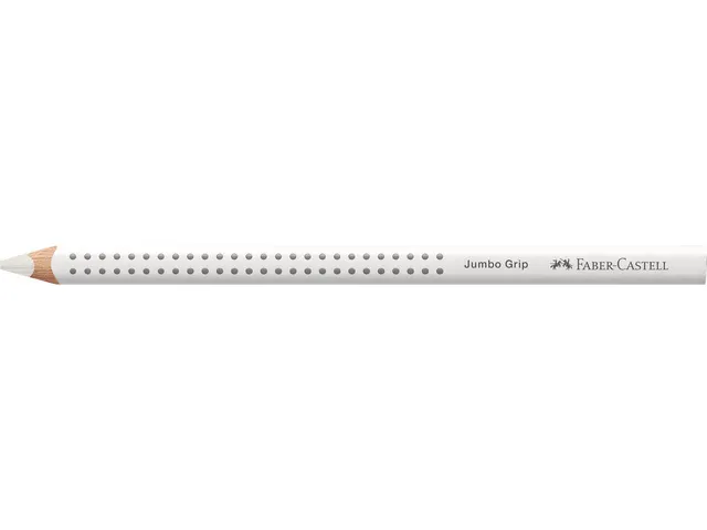 Crayon de couleur Faber-Castell Jumbo GRIP 01 blanc