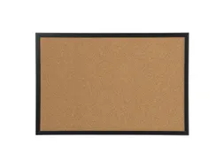 Prikbord Naga 60 x 40 cm Kurk Zwarte omlijsting