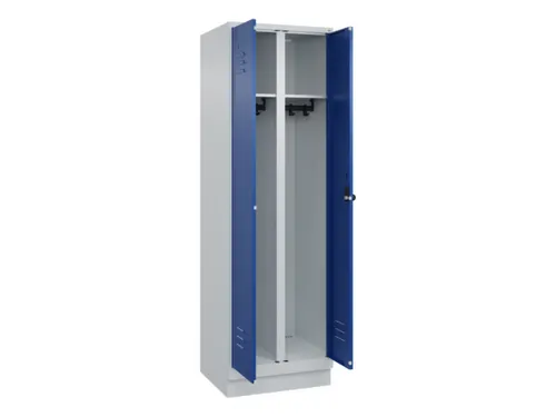 locker voor scheiding van kleding,HxBxD 1950x600x500mm,2vak