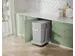 Deco Inbouwafvalemmer 15+20 Liter Eko