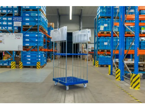 Afdekzeil,v. rolcontainer,HxB 1450x650mm,v. rolcontainer,PP,wit/blauw