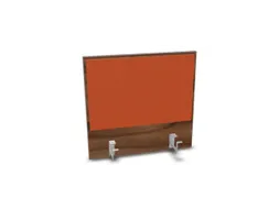 opzetpaneel bureau aanbouw achter NP-tiepolo nut BN3012-oranje 600mm