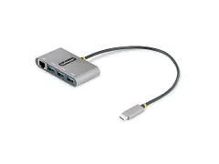 3-Port USB-C Hub met Ethernet