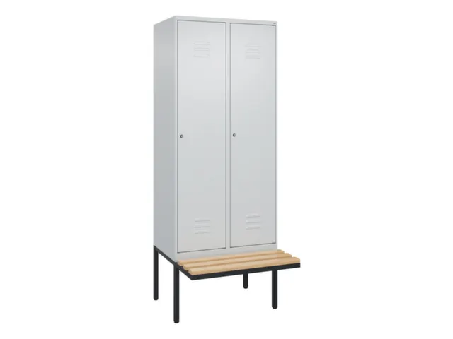 locker voor scheiding van kleding,HxBxD 2120x800x815mm,2vak