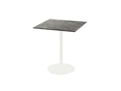 bistrotafel,HxBxD 730x700x700mm,rechthoekig,schotelvoet wit