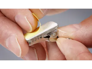 Clip met speld Europel zelfklevend voor badges - 9