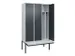 locker voor scheiding van kleding,HxBxD 2120x1200x815mm,3vak