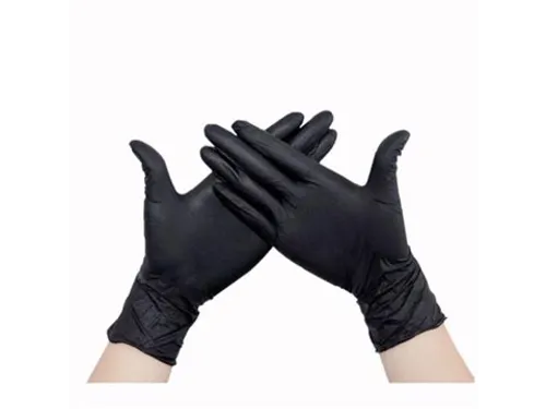 Nitril Handschoenen Zwart Poedervrij Maat L Pak van 100 stuks