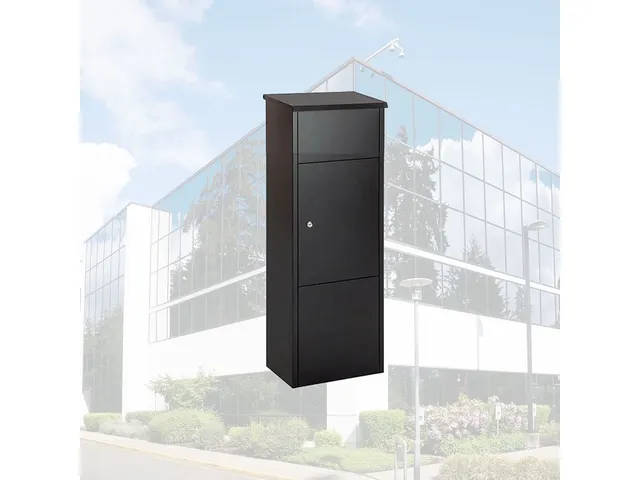 Pakketbrievenbus BRASQ 105x38x24cm PB400 Zwart