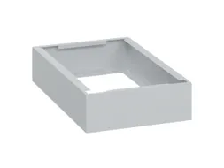 sokkel,HxBxD 100x300x500mm,kunststof,RAL7035,meerprijs