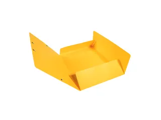 Elastomappen A4 glanskarton 3 kleppen monobloc-Geel - - 1