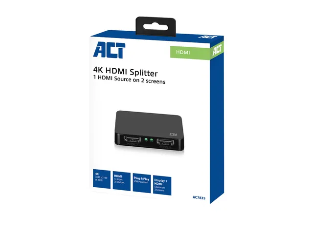 Splitter ACT 4K HDMI 1.4 2 poorts