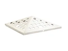 Top Piramide as-papierbak 'Open' RVS