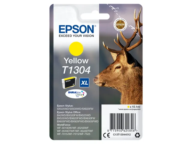 inktpatroon Yellow T1304 DURABrite Ultra Ink