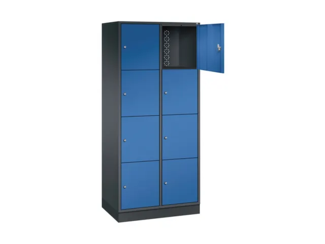 grootvolume-lockersysteem,HxBxD 1950x820x500mm,2x4vakken,cil.-slot