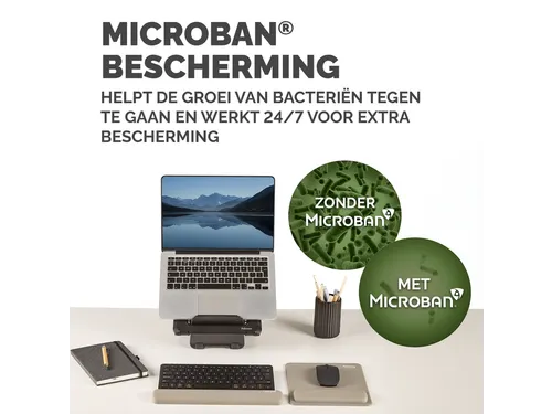 Muismat met polssteun Fellowes Breyta zand 20x24cm