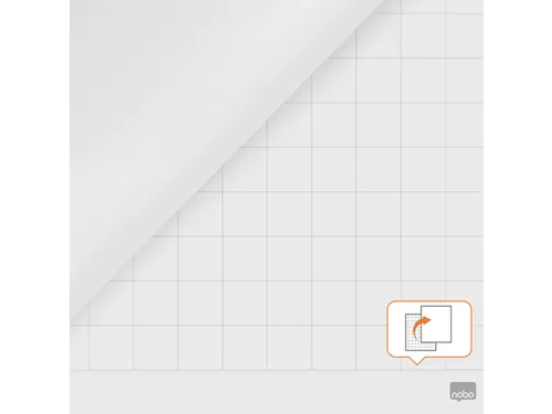 Flipoverpapier Nobo premium 60x85cm dubbelzijdig rol 50 vel