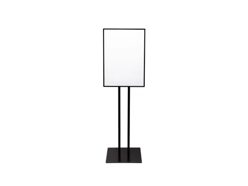 Verlicht Menustandaard LED Slide In A2 Zwart