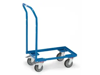 Eurobakken Rolplateau 135800 250kg 600x400mm Open Duwbeugel Ral5007 - 1