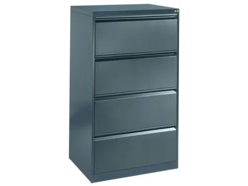 Fichekast 1357x787x590mm 4 Laden 2 Kaartenbakken per Lade Ral7021