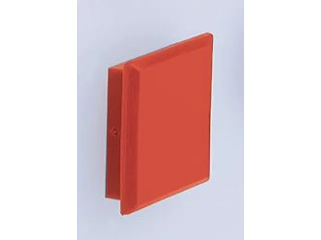 Magneten Voor Geperforeerde Platen 10-Delig Hoekig Rood