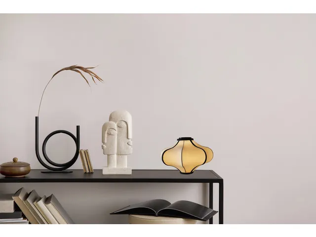 Lanterne Nextime Lumi 40 cm tissu crème