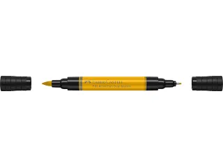 Tekenstift Faber-Castell Pitt Artist Pen duo marker 109 chroomgeel don - 3