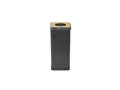 PBCORBN Recyclingbak Plastic 50 L. zwart / geel