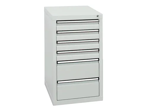 ladekast,HxBxD 900x500x500mm,6lade(n),centr. vergrendeling