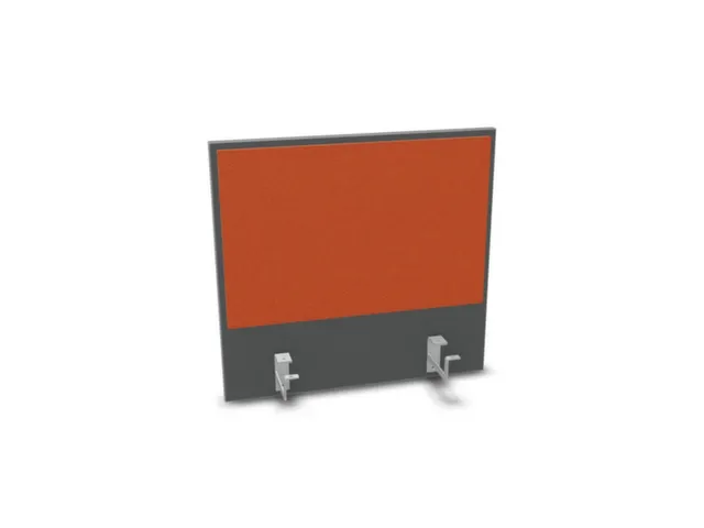 panneau de rehausse p. table de bureau MS-gris foncé BN3012-orange