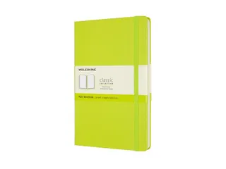 Notitieboek Moleskine large 130x210mm blanco hard cover lemon green - 1