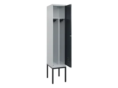 locker voor scheiding van kleding,HxBxD 2120x400x500mm,1vak