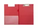 Klembordmap MAUL A4 staand PVC met penlus en insteek rood