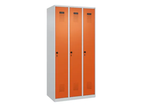 locker voor scheiding van kleding,HxBxD 1850x900x500mm,3vak