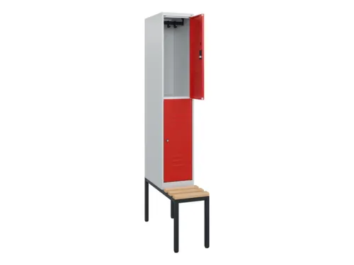 Dubbeldekse dekenkist,HxBxD 1950x300x815mm,1x2vak.,vak B 300mm