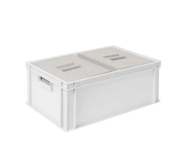 bac gerbable norme Europe,a. 2 boîtes isothermes,HxLxl 220x600x400mm