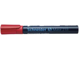 Marker Schneider Maxx 233 permanent beitelpunt rood